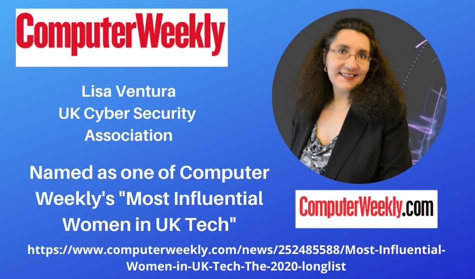 UKCSA CEO & Founder Named as one of the “Most Influential Women in UK Tech by Computer Weekly Magazine